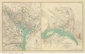 "Military Map of N.E. Virginia"